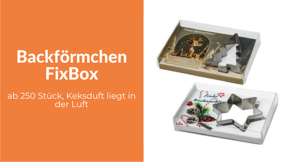 Backförmchen FixBox von Pauger Werbeartikel.