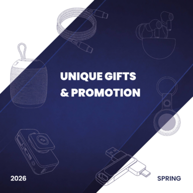 Katalog "Unique Gifts & Promotion" 2026 zum Download.