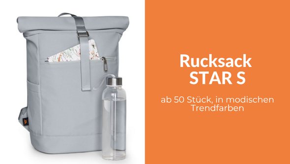 Rucksack Star S von Pauger Werbeartikel.