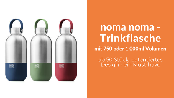 noma noma - Trinkflasche von Pauger Werbeartikel.